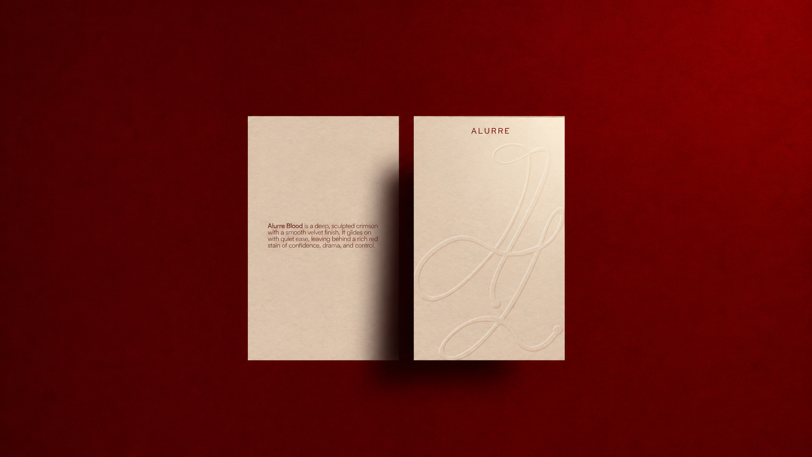 Alurre printed collateral visual